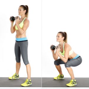 Bài tập Squat giảm mỡ bụng nhanh