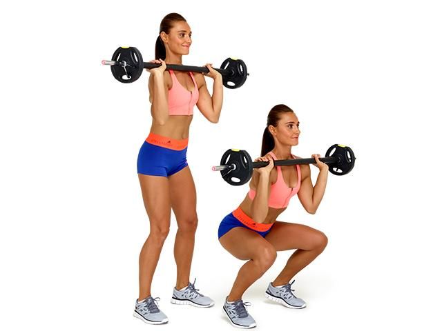 bài tập cho nữ tại nhà với tạ tay