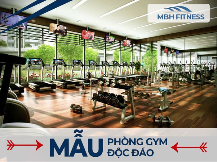 các thiết kế phòng gym