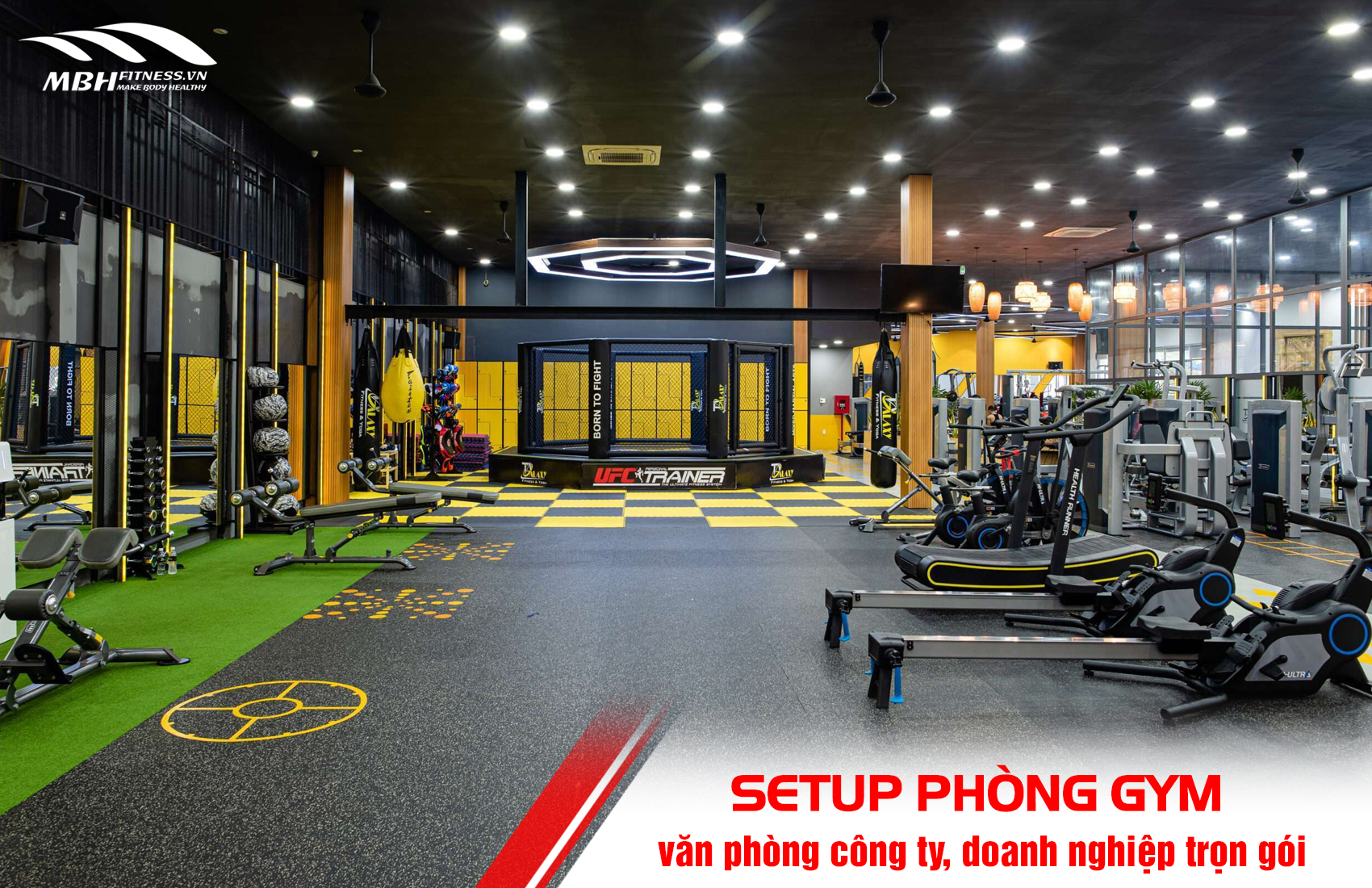 Read more about the article Tổng hợp kinh nghiệm setup phòng tập gym từ A-Z của MBHFITNESS