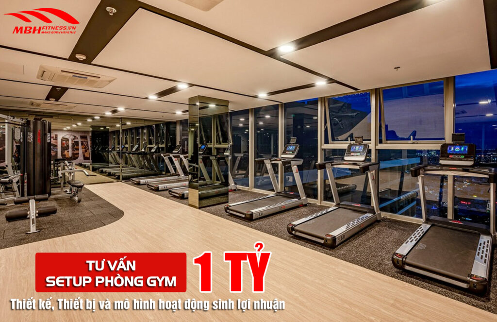 setup phòng gym 1 tỷ