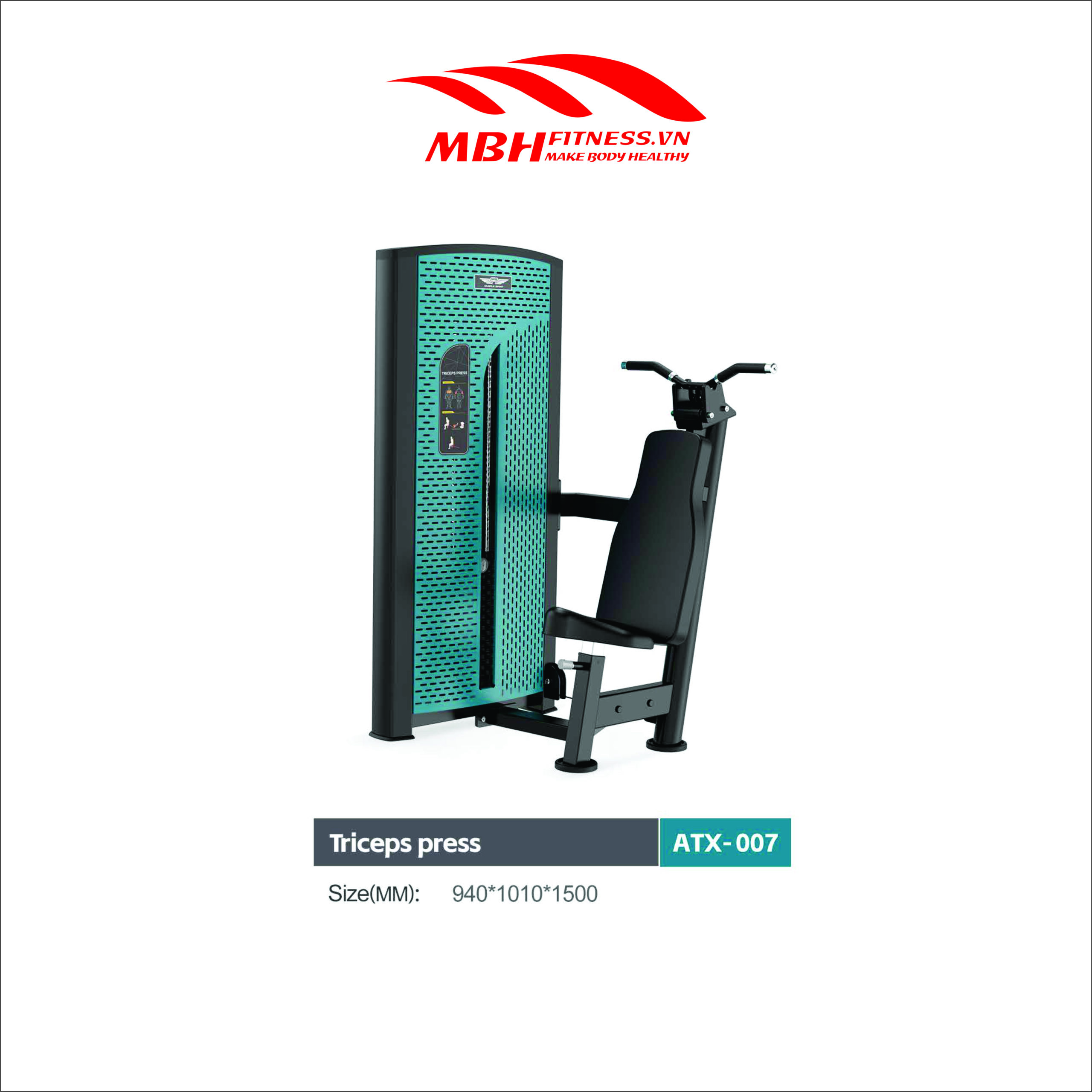 Máy tập tay sau ATX-007 Máy tập tay sau ATX-007