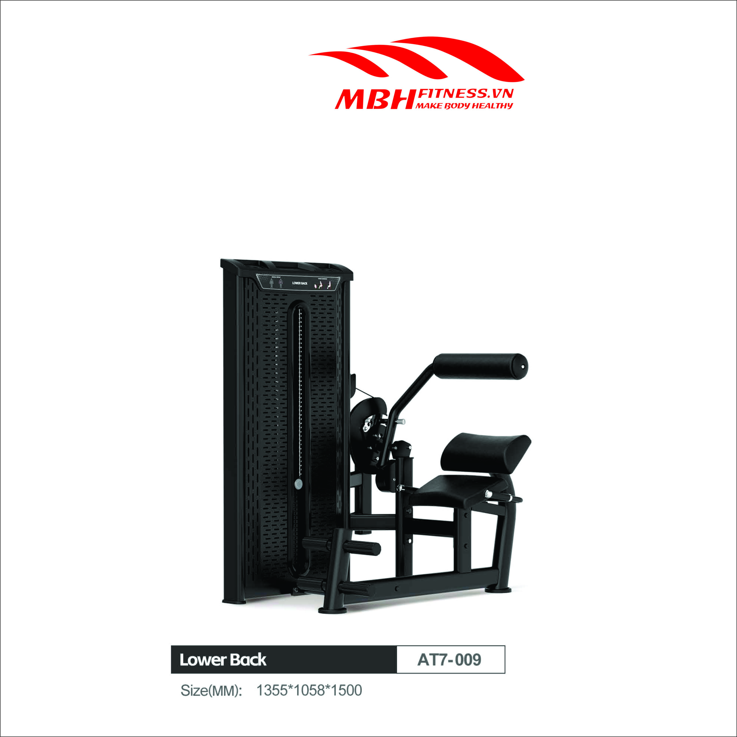 Máy tập lưng dưới AT7-009 Máy tập lưng dưới AT7-009