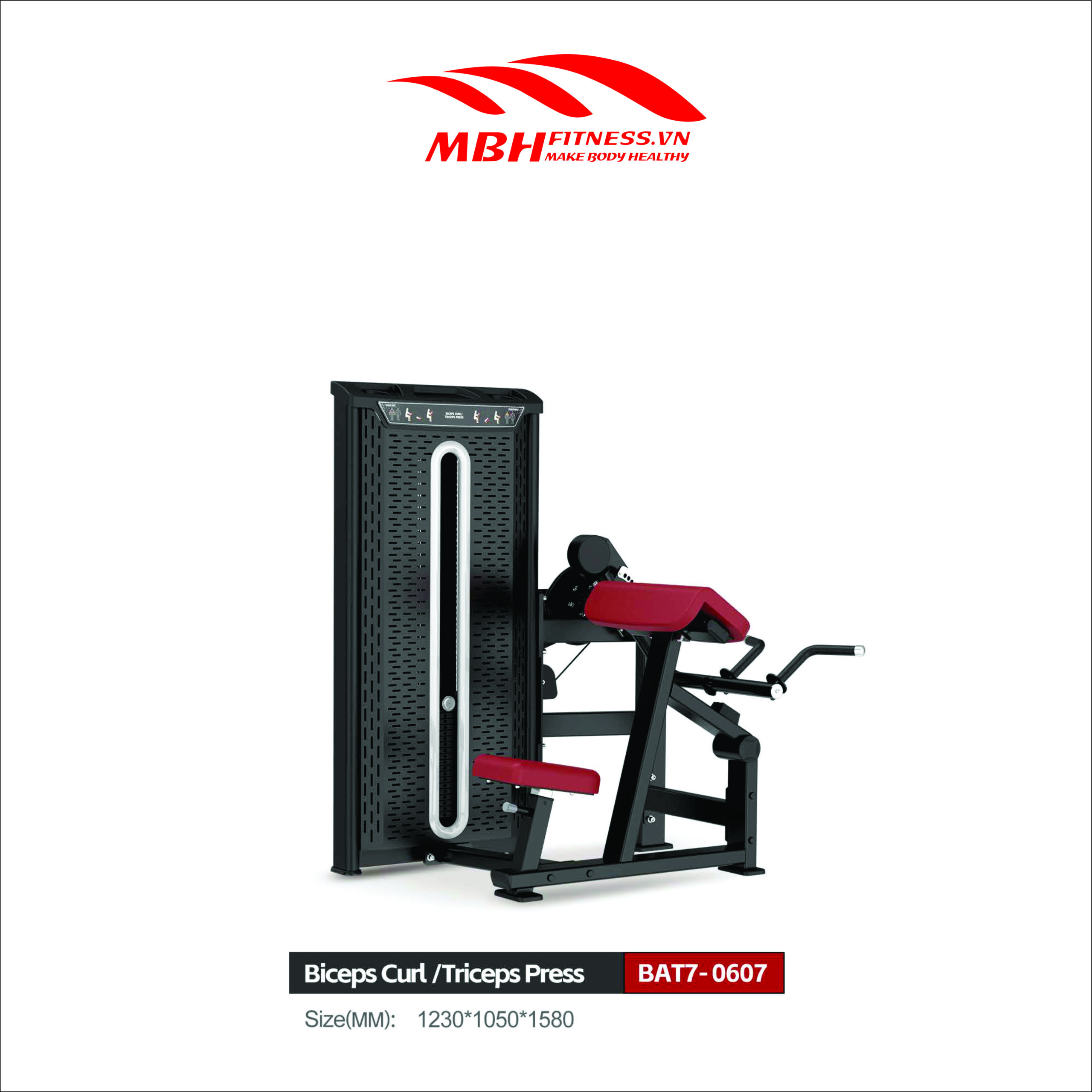 Máy tập tay trước/ tay sau BAT7-0607 Máy tập tay trước/ tay sau BAT7-0607